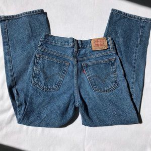 Levi's Vintage 550 Relaxed Fit High Waisted Mom Jeans